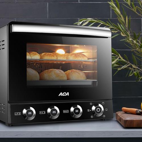 aca/北美电器e38hc 电烤箱家用烘焙蛋糕多功能全自动商用大容量
